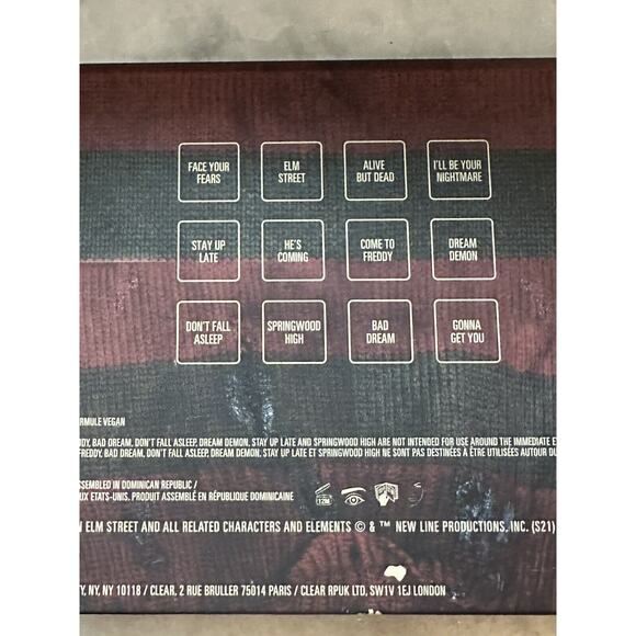 Kylie Cosmetics ~ Pressed Powder Palette ~ A Nightmare on Elm Street ~ NIB - Picture 4 of 4